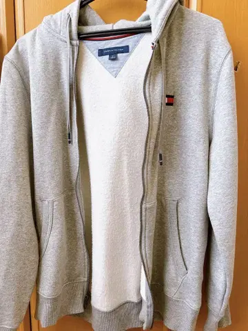 TOMMY HILFIGER 그레이 후드티 M