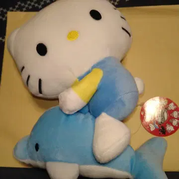 산리오 헬로키티 돌고래 돌핀 45th 봉제 인형