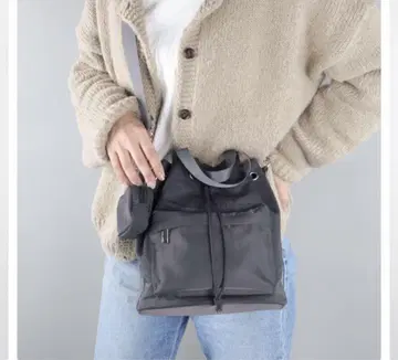 복조리 숄더 2WAY 숄더 드로우 스트링 숄더백