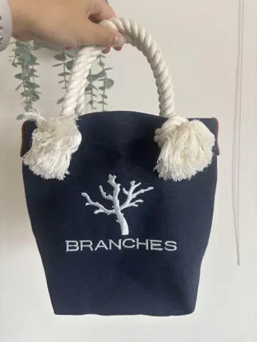 BRANCHES 네이비 토트백 JTA 오리지널