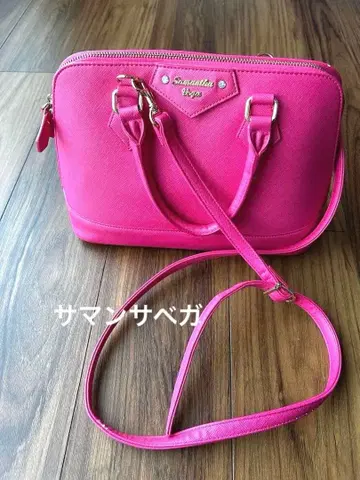 사만사 베가 핑크 숄더백