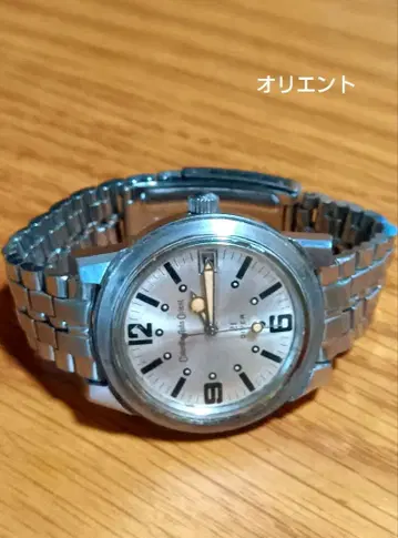 오리엔트 레어 달력 오토 다이버 21 AT 남성용 손목시계 작동품