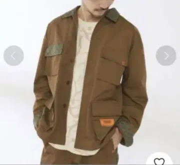 UNIVERSAL OVERALL 별주 코몬 무늬 절개 BDU 자켓 커버올