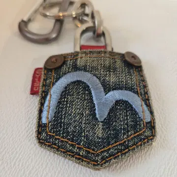 EVISU evisu 에비수 데님 가죽 키링