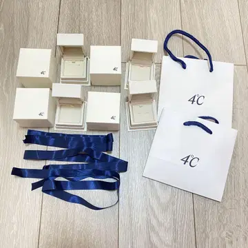 4C 기프트 박스와 백 세트