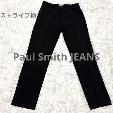 블랙 스트라이프 슬랙스 Paul Smith