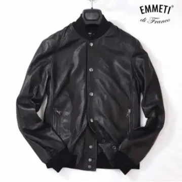 EMMETI 엠메티 13만 새상품 펀칭 가죽 자켓