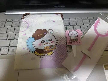 코코스 치이카와 (먼작귀) 콜라보 파우치 모몽가 삿사마타 피크 미개봉