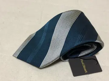 238 새상품 폴 스튜어트 스트라이프 패턴 실크 넥타이