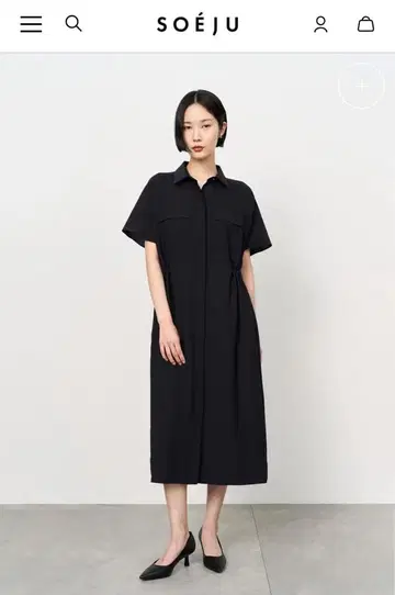 롱 셔츠 원피스