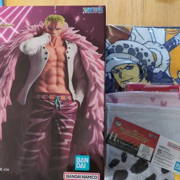 원피스 제일복권 도플라밍고 피규어 외 타월