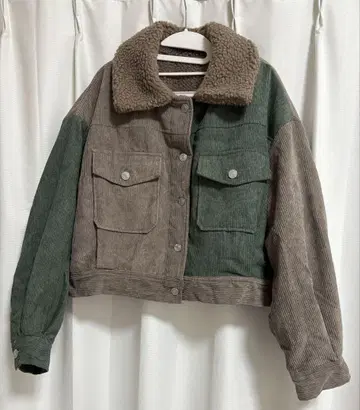 JUNOAH 보아 자켓 카키 브라운
