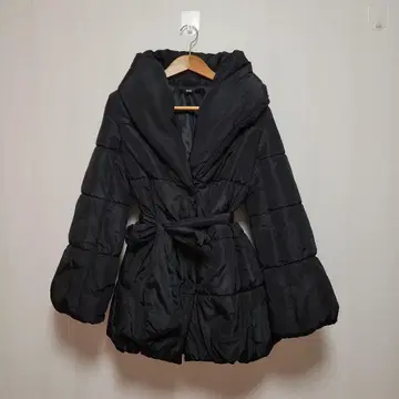 DURAS 블랙 다운 자켓 F 사이즈