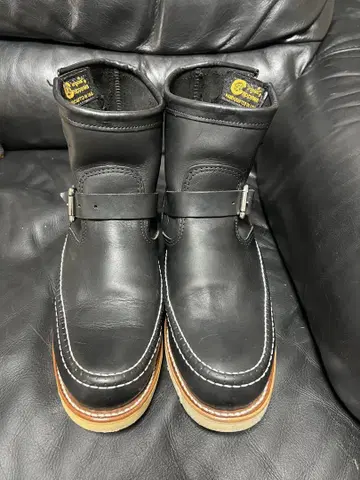 CHIPPEWA 치페와 7인치 하이랜더 엔지니어 부츠 9E