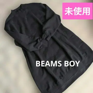 미사용 BEAMSBOY 스웨트 원피스 블랙