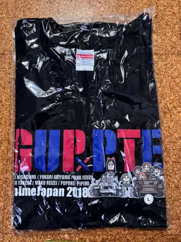 2018 AnimeJapan 걸즈 앤 판처 x 포푸테피픽 콜라보 T셔츠