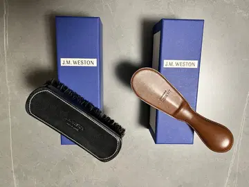 J.M. WESTON 신발 브러쉬 구두주걱 세트