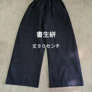 구루메 쇼세이 가스리 와이드 팬츠