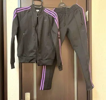adidas 저지 세트 블랙/퍼플