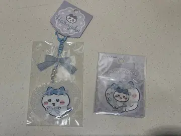 치이카와 Go!HARAJUKU 아크릴 키링 & 3장 세트 스티커