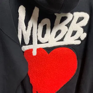 MOBB 블랙 후드티