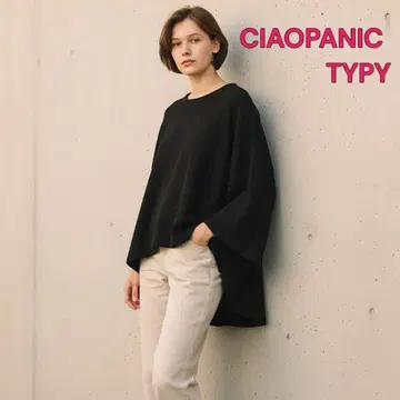 미사용 CIAOPANIC TYPY 블라우스 블랙 S 사이즈 셔츠 블랙