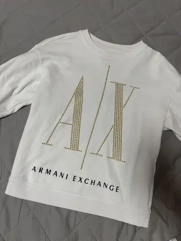 Armani Exchange 화이트 트레이닝복 맨투맨 셋업