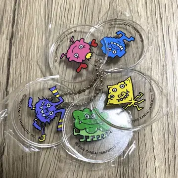 [ 귀중 ] 야마모토 간사이 디자인 아크릴 키링 헤이세이 레트로