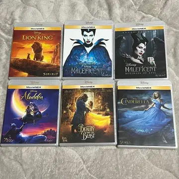새상품급 Disney MovieNEX 6작품 세트