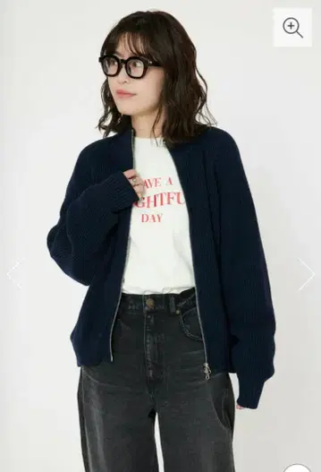 RODEO CROWNS WIDE BOWL 집업 상의 네이비