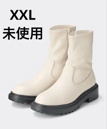 [ 미사용 ] GU 울트라 스트레치 볼륨 밑창 부츠 XXL 화이트