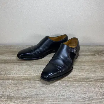 에드워드 그린 비즈니스 슈즈 가죽 신발 가죽 블랙 7.5