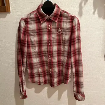 HYSTERIC GLAMOUR 긴팔 체크 셔츠