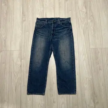 빈티지 스트레이트 데님 청바지 데님 팬츠 아카이브 y2k