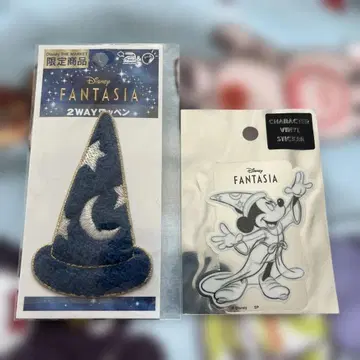 디즈니 더 마켓 FANTASIA 와펜과 스티커 세트