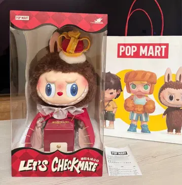 정품 POPMART 러브브 CheckMate 체크메이트 봉제 인형