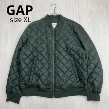 GAP 갭 퀼팅 MA-1 다운 자켓 올리브 XL