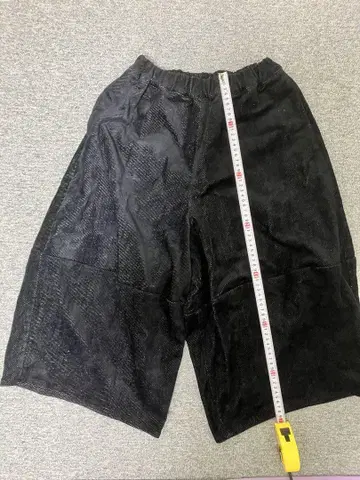 중고 gomme 블랙 팬츠