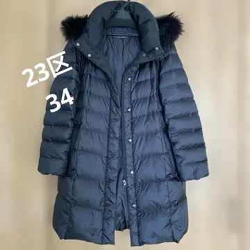 23구S 34 시레 타프타 롱 다운 코트
