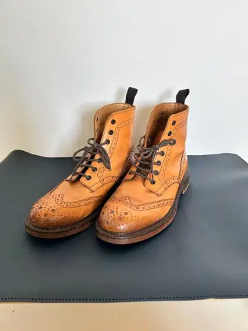 장카를로모렐리 컨트리 부츠 윙팁 25.5cm