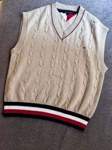 TOMMY HILFIGER cotton 베스트