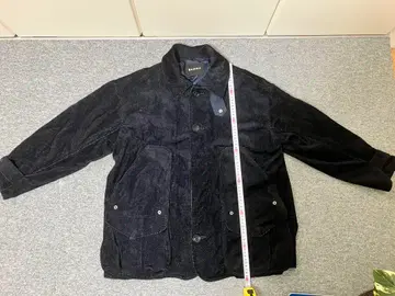 중고 gomme 블랙 코듀로이 자켓