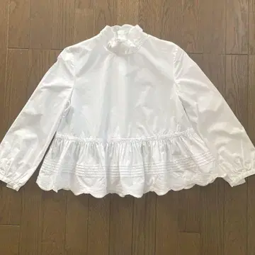 bulle de savon/코튼 긴팔 블라우스