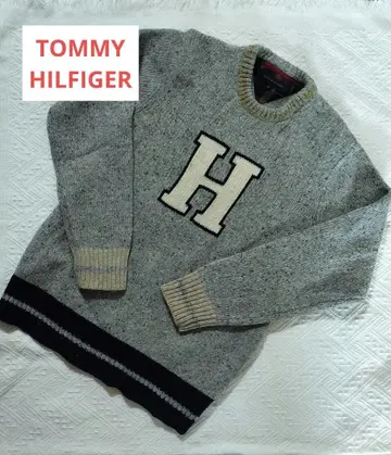 TOMMY HILFIGER 그레이 니트 스웨터 XL