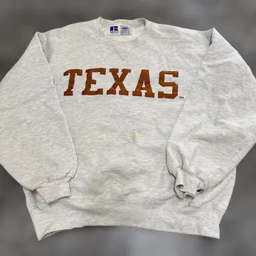 Russell Texas 로고 그레이 맨투맨 L 사이즈 미국제