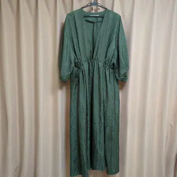 RILATO 다크 그린 롱 원피스