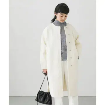 카구레(kagure) 패턴 퀼트 코트