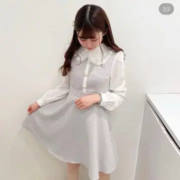 evelyn 옷깃 프릴 OP M 사이즈