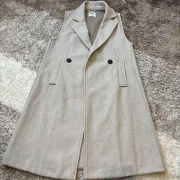 ZARA 더블 브레스트 소프트 베스트 XS