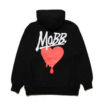 MoBB. 후드 부착 후드티 블랙 XXL 사이즈